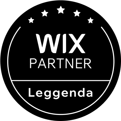Badge Wix Partner Leggenda - Livello massimo del programma partner Wix